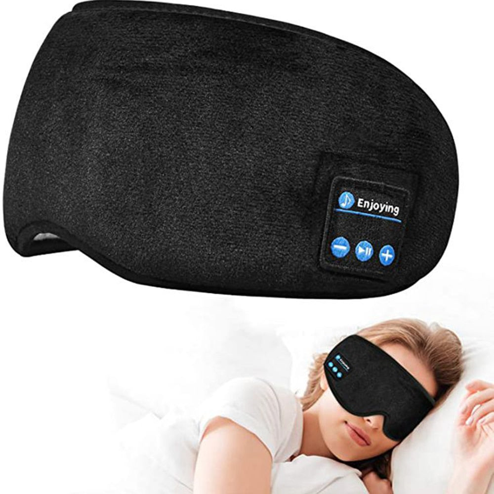 Tapa Olho Máscara de Dormir Fone De Ouvido Bluetooth Confortável