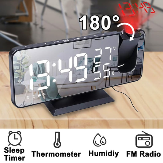 Relógio Despertador Digital com Projeção das Horas