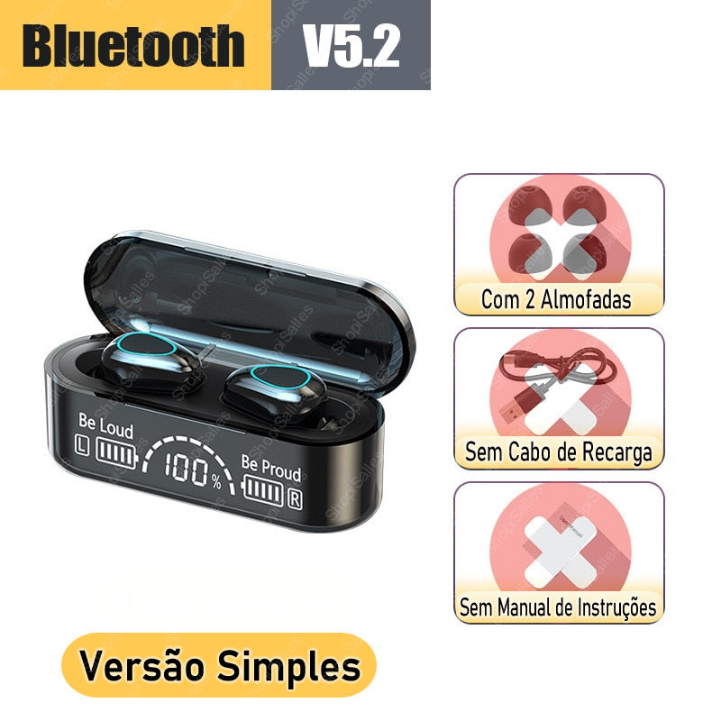 Fone de Ouvido Bluetooth AlphaPod Pro à Prova Dágua