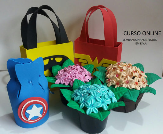 Curso Lembrancinhas e Flores em E.V.A