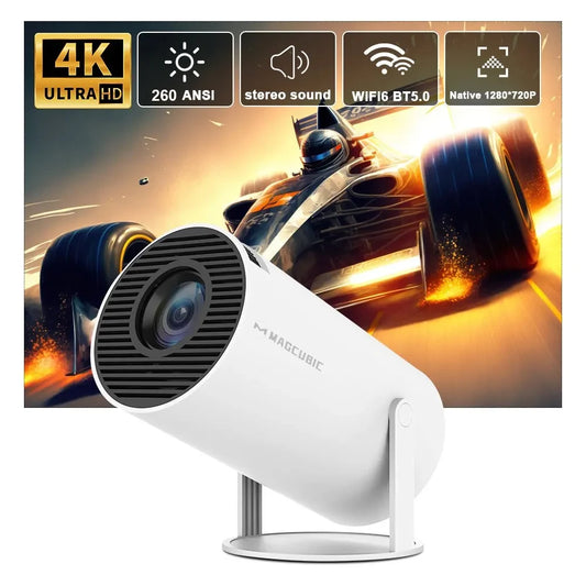 Projetor 4K HD 150 Polegadas Celular, Tv B0x, Xbox, PS, Pc, Wifi HY300 Pro Magcubic Envio Imediato