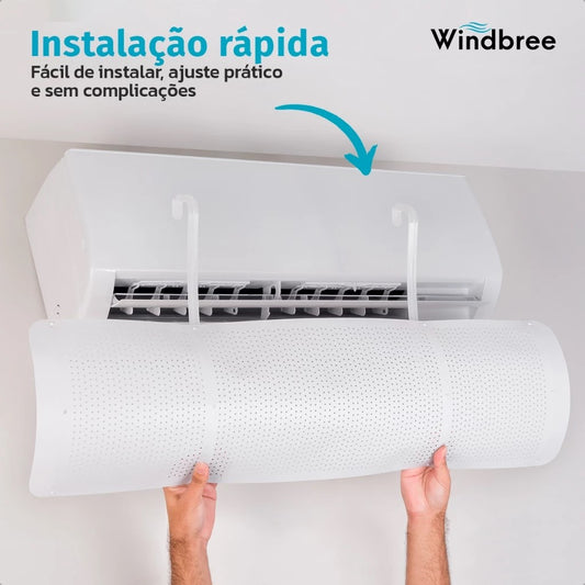 Defletor Universal 90cm p/ Ar Split | Direciona o Fluxo, Fácil Instalação