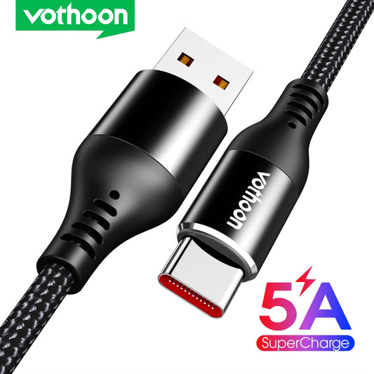 Cabo para Celular USB 5A Tipo C 40W
