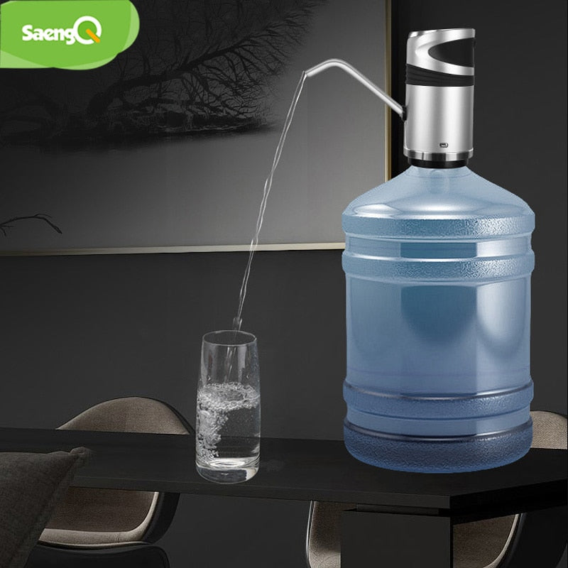 Bomba Elétrica De Galão Universal Com Carregamento USB Para Galão Garrafão De Água