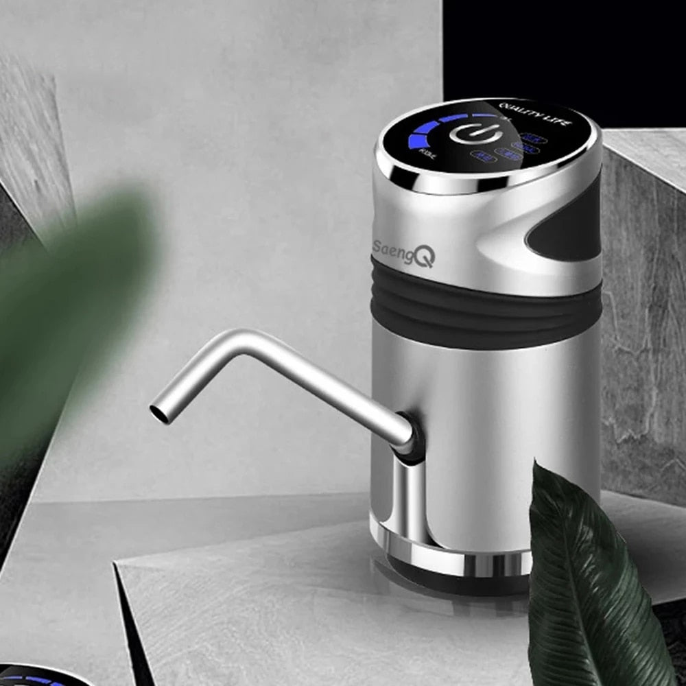 Bomba Elétrica De Galão Universal Com Carregamento USB Para Galão Garrafão De Água