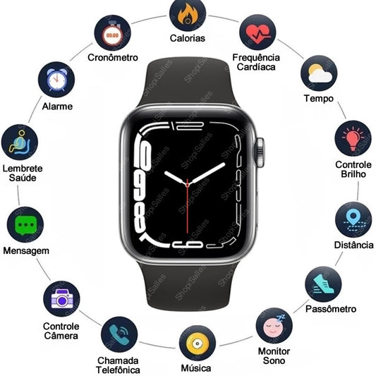 Relógio Inteligente 2022 i7 Pro Max Iwo 14