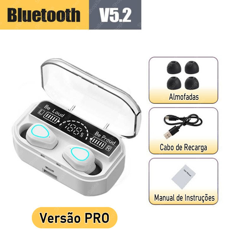 Fone de Ouvido Bluetooth AlphaPod Pro à Prova Dágua