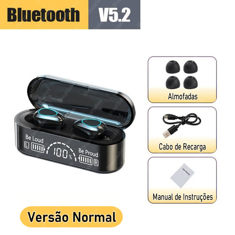 Fone de Ouvido Bluetooth AlphaPod Pro à Prova Dágua
