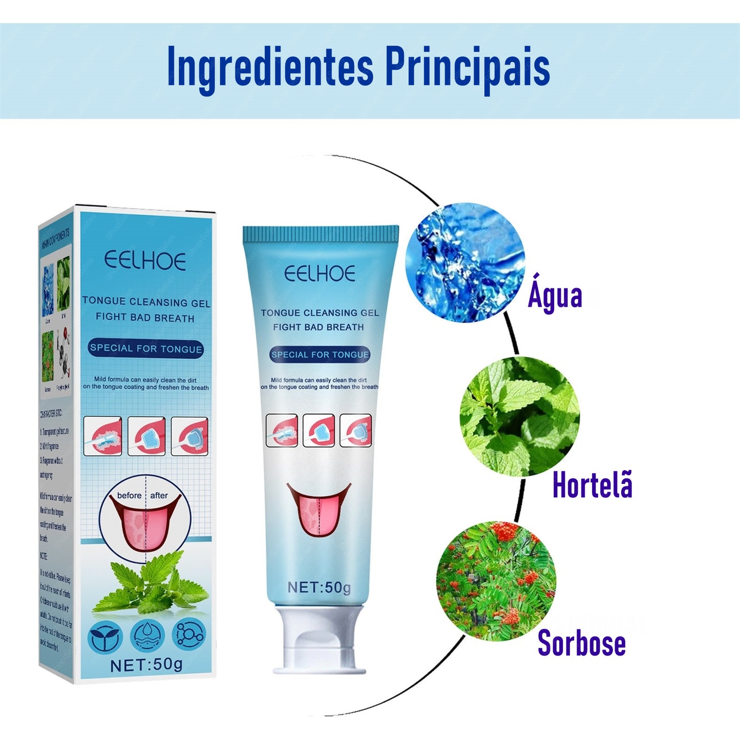 Kit Para Higiene Bucal Hálito Fresco