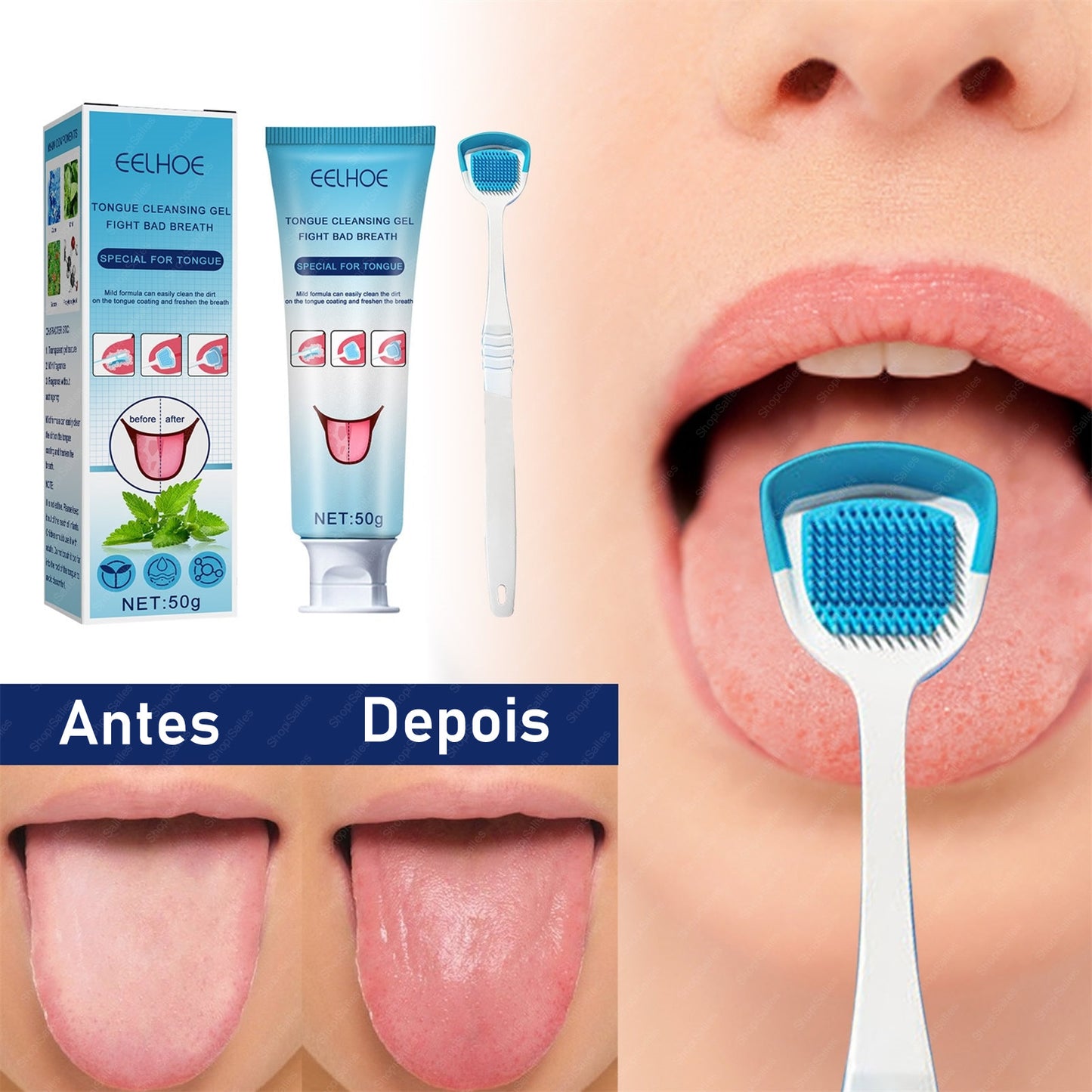 Kit Para Higiene Bucal Hálito Fresco