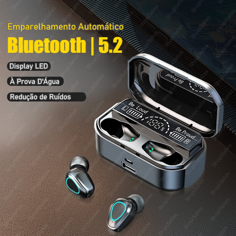 Fone de Ouvido Bluetooth AlphaPod Pro à Prova Dágua